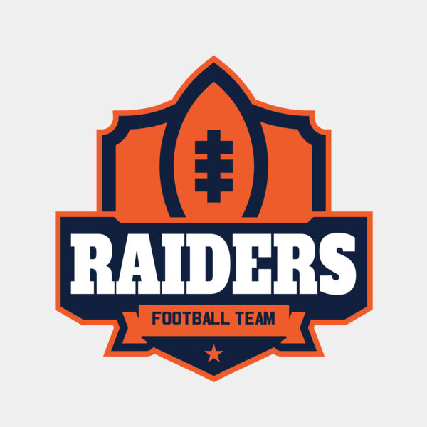 Raiders Football Team logo template Thumbnail