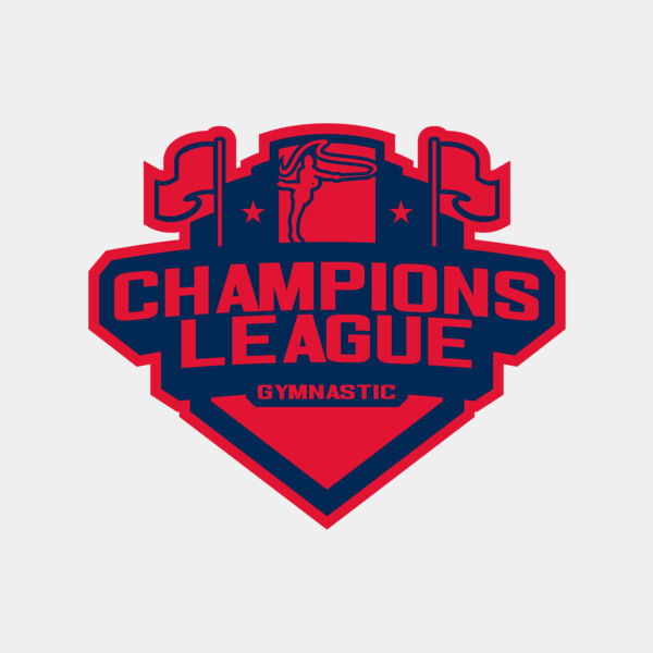 Champions League Gymnastic logo template Thumbnail