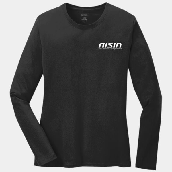 Printed  - AISIN Ladies Long Sleeve Core Cotton Tee Thumbnail