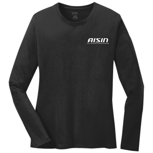Printed  - AISIN Ladies Long Sleeve Core Cotton Tee Thumbnail