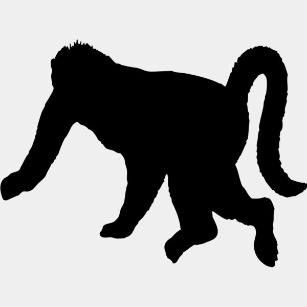 Monkey Silhouette 11 Thumbnail