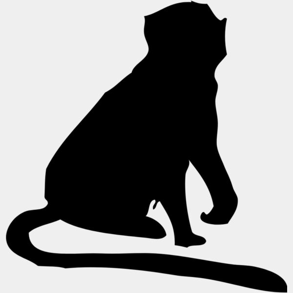 Monkey Silhouette 3 Thumbnail