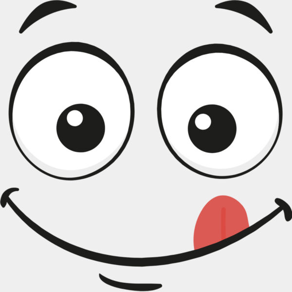 Cartoon Happy Tongue Face 5 Thumbnail
