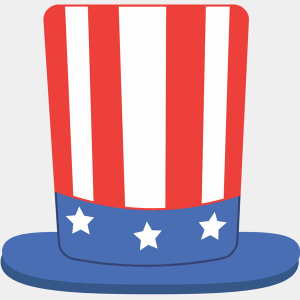 Uncle Sam Red White Blue USA Flag Hat 1 Thumbnail