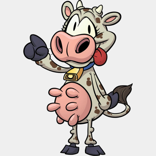 Cartoon Cow 1 Thumbnail