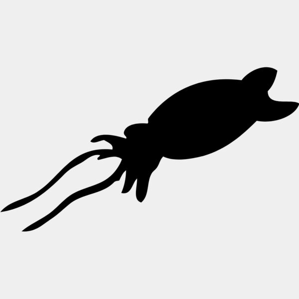Squid Silhouette 5 Thumbnail