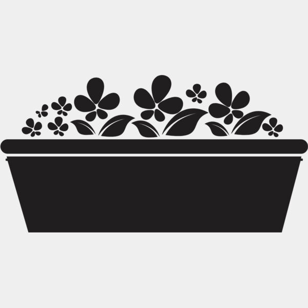 Flower Pot Silhouette 1 Thumbnail