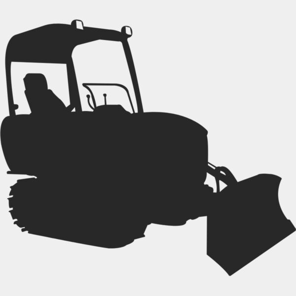 Bulldozer Silhouette 3 Thumbnail