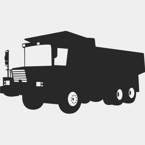 Dump Truck Silhouette 1 Thumbnail