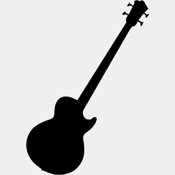 Electric Guitar Silhouette 4 Thumbnail
