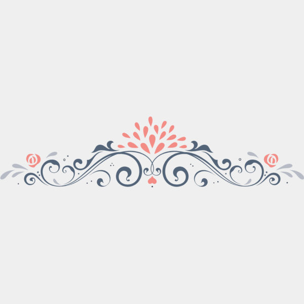 Floral Wedding Divider 4 Thumbnail