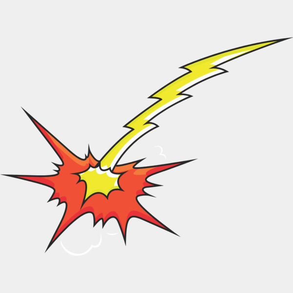 Comic Book Lightning Bolt Star 1 Thumbnail