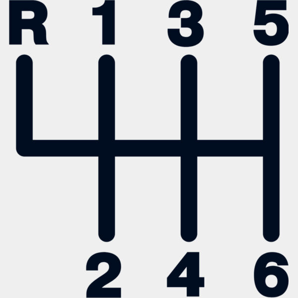 6 Speed Shift Pattern Icon 2 Thumbnail