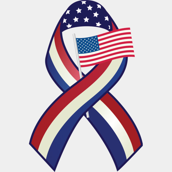 USA America Awareness Ribbon 8 Thumbnail
