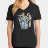 Ladies Core Cotton V-Neck Tee Thumbnail