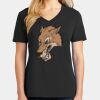 Ladies Core Cotton V-Neck Tee Thumbnail