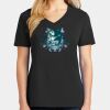 Ladies Core Cotton V-Neck Tee Thumbnail