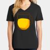 Ladies Core Cotton V-Neck Tee Thumbnail
