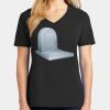 Ladies Core Cotton V-Neck Tee Thumbnail