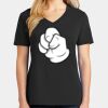 Ladies Core Cotton V-Neck Tee Thumbnail