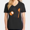Ladies Core Cotton V-Neck Tee Thumbnail