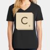 Ladies Core Cotton V-Neck Tee Thumbnail