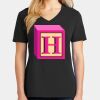Ladies Core Cotton V-Neck Tee Thumbnail
