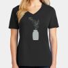 Ladies Core Cotton V-Neck Tee Thumbnail